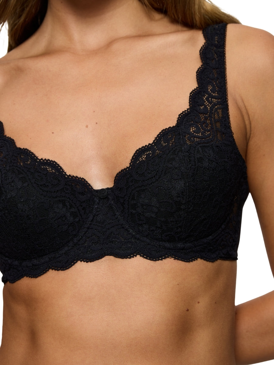 Amourette WHP Half Cup Bra - Black