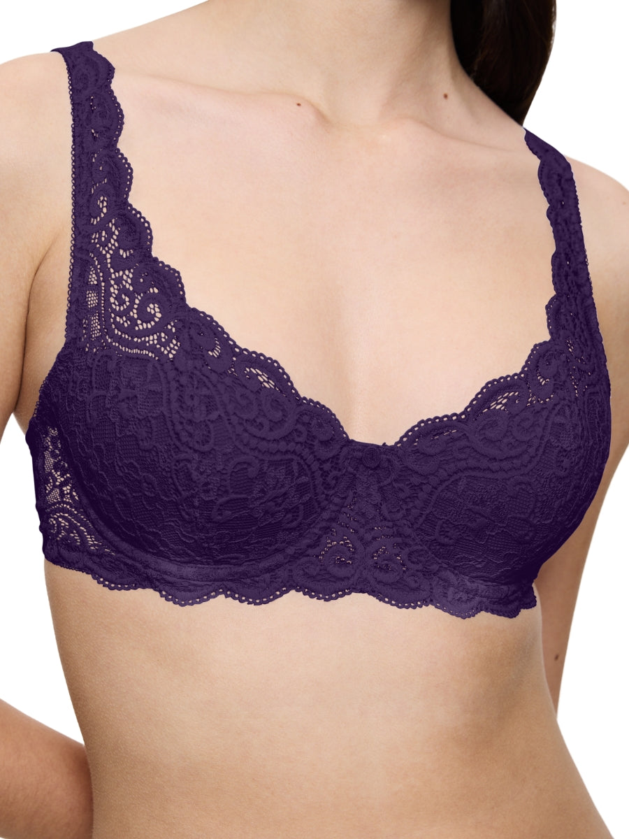 Amourette WHP Half Cup Bra - Royal Purple