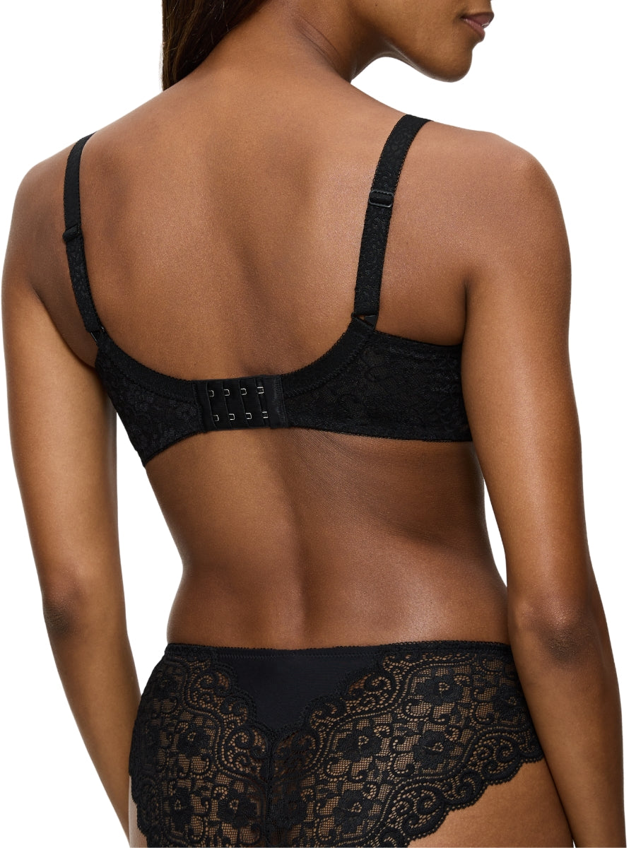 Amourette N01 Non Wired Minimizer Bra - Black