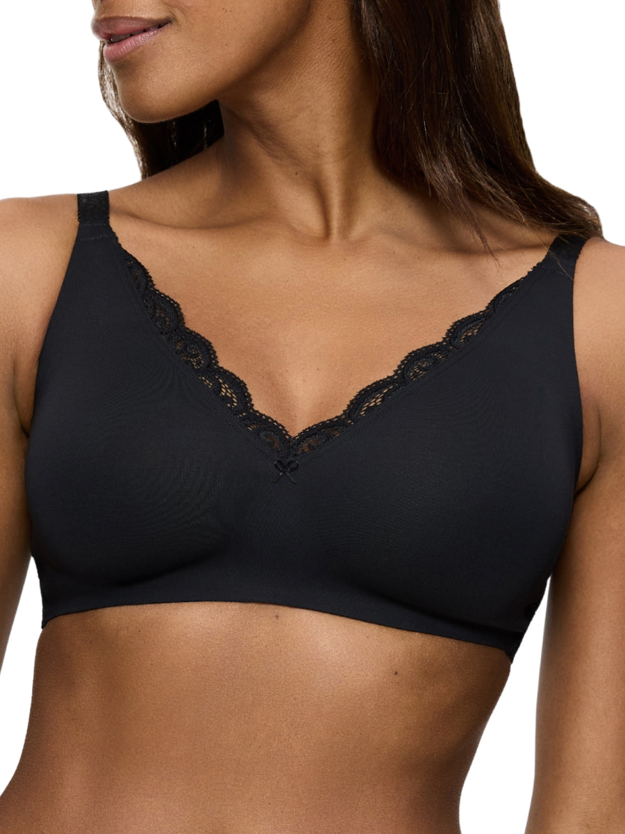 Amourette N01 Non Wired Minimizer Bra - Black