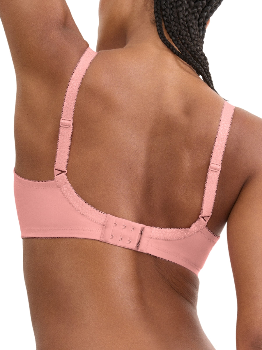 Amourette W01 Minimizer Bra - Cherry Rose