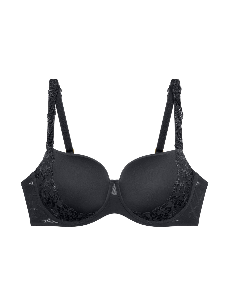 Amourette Berry WP Spacer T-Shirt Bra - Black