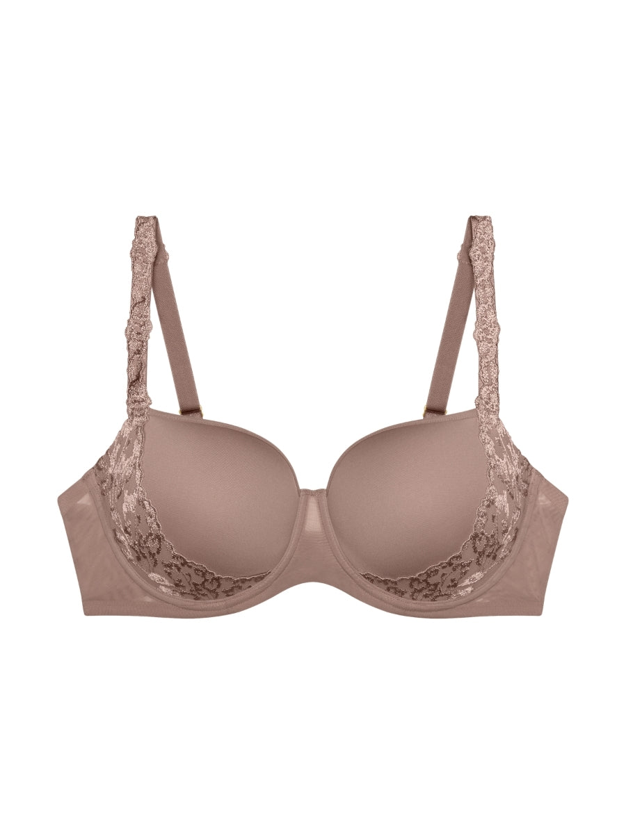 Amourette Berry WP Spacer T-Shirt Bra - Chocolate Mousse