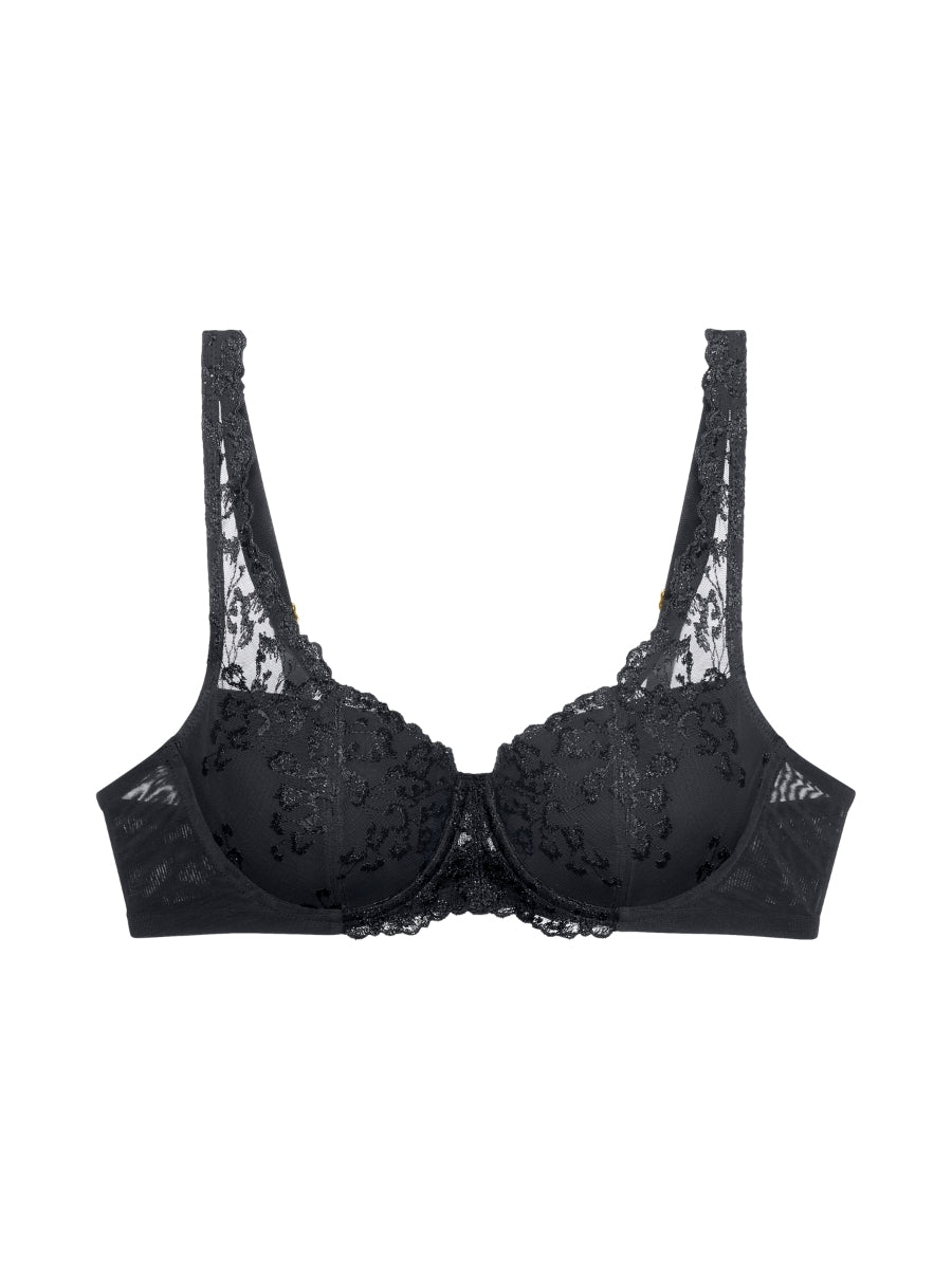 Amourette Berry WHP Half Cup Bra - Black