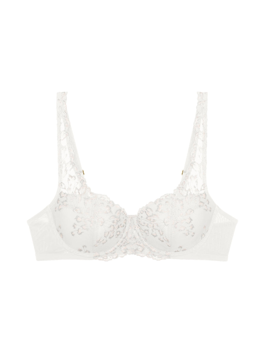 Amourette Berry WHP Half Cup Bra - Silk White
