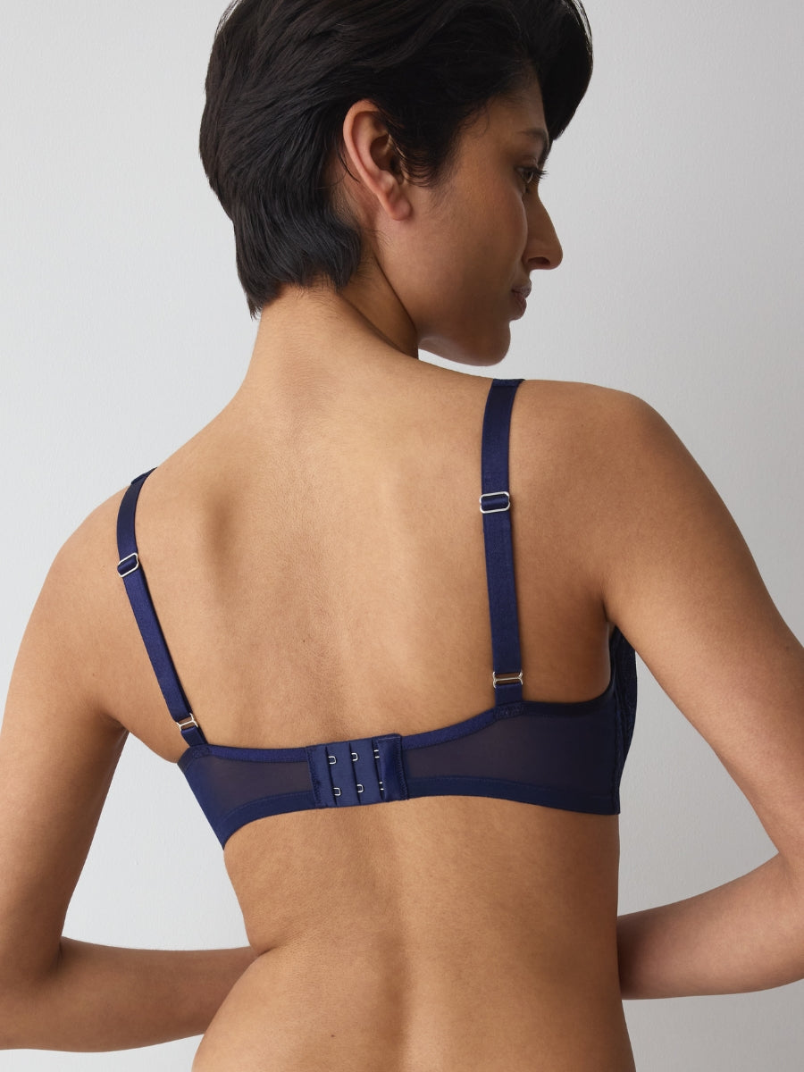 Amourette Sparkle WHP Half Cup Bra - Admiral