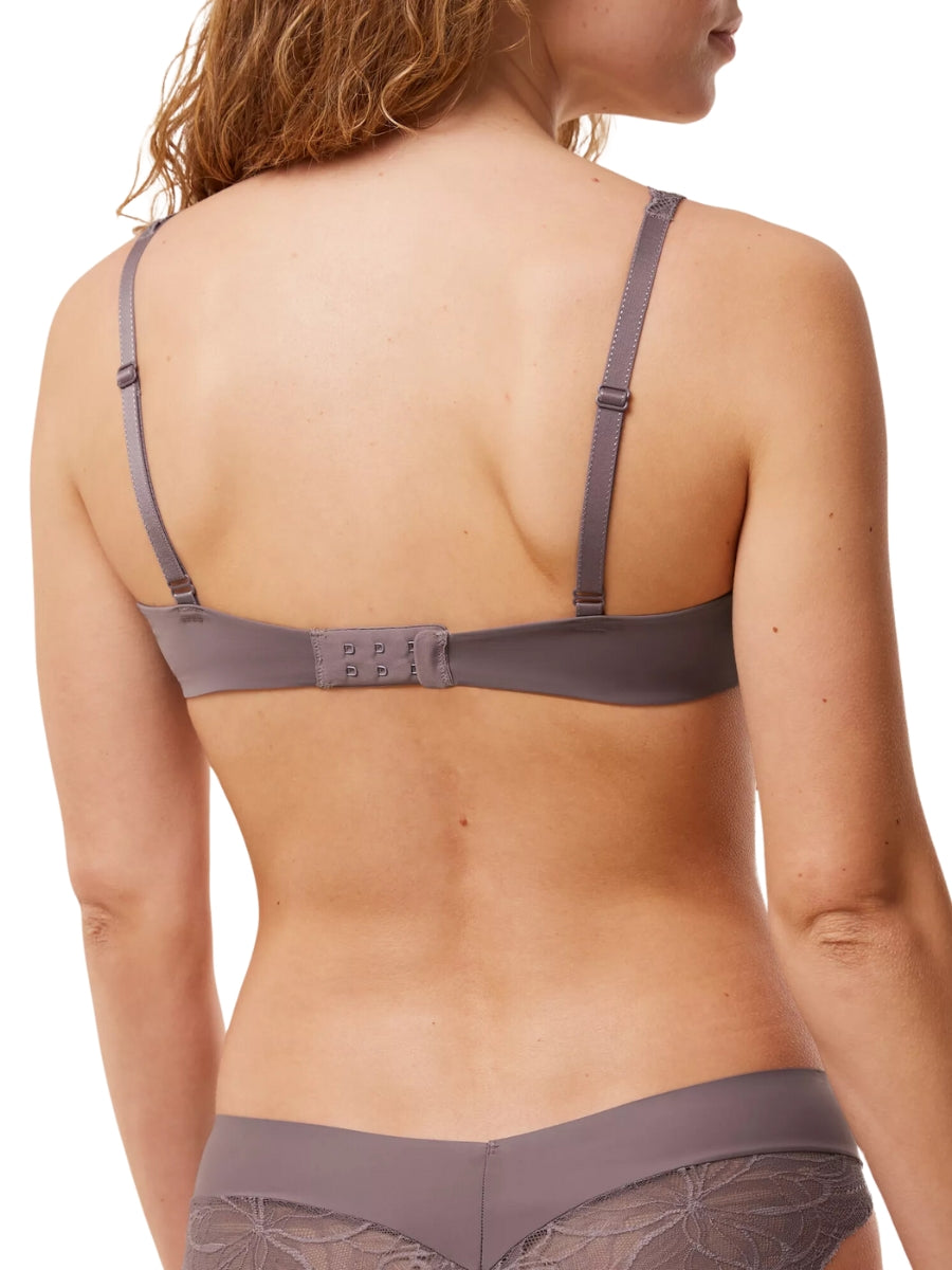 Body Make-Up Illusion Lace High Apex Bra - Pigeon Grey