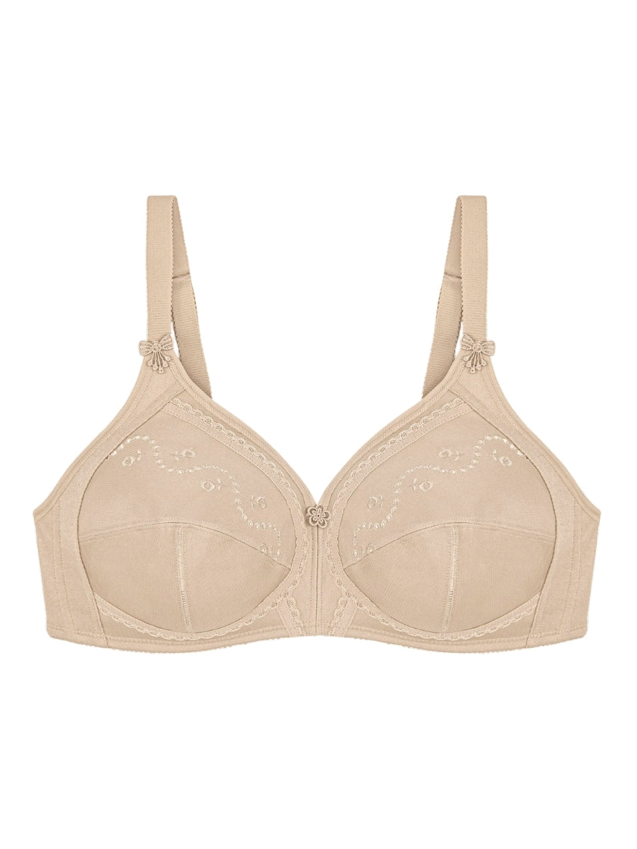 Doreen + Cotton Full Cup Bra - Skin