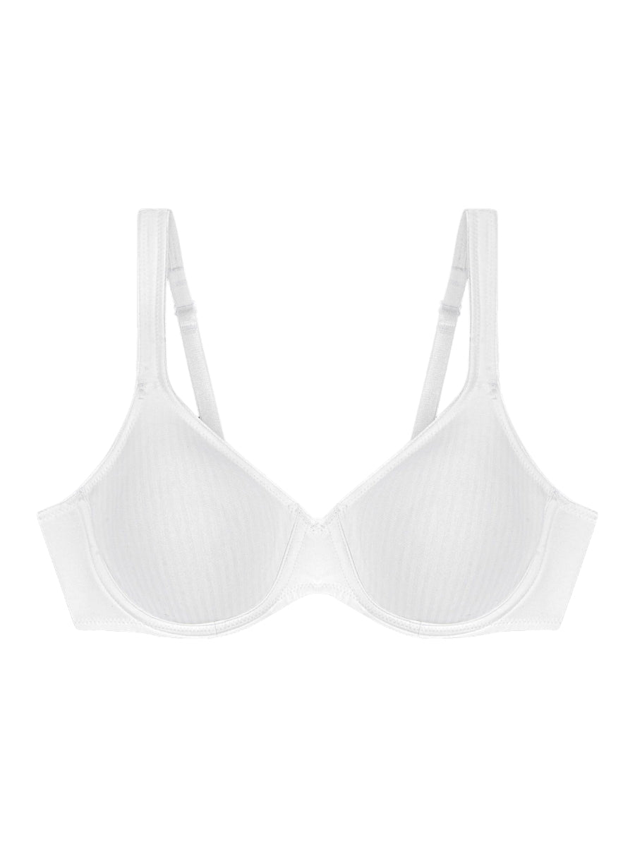 Modern Soft+Cotton Moulded Bra - White
