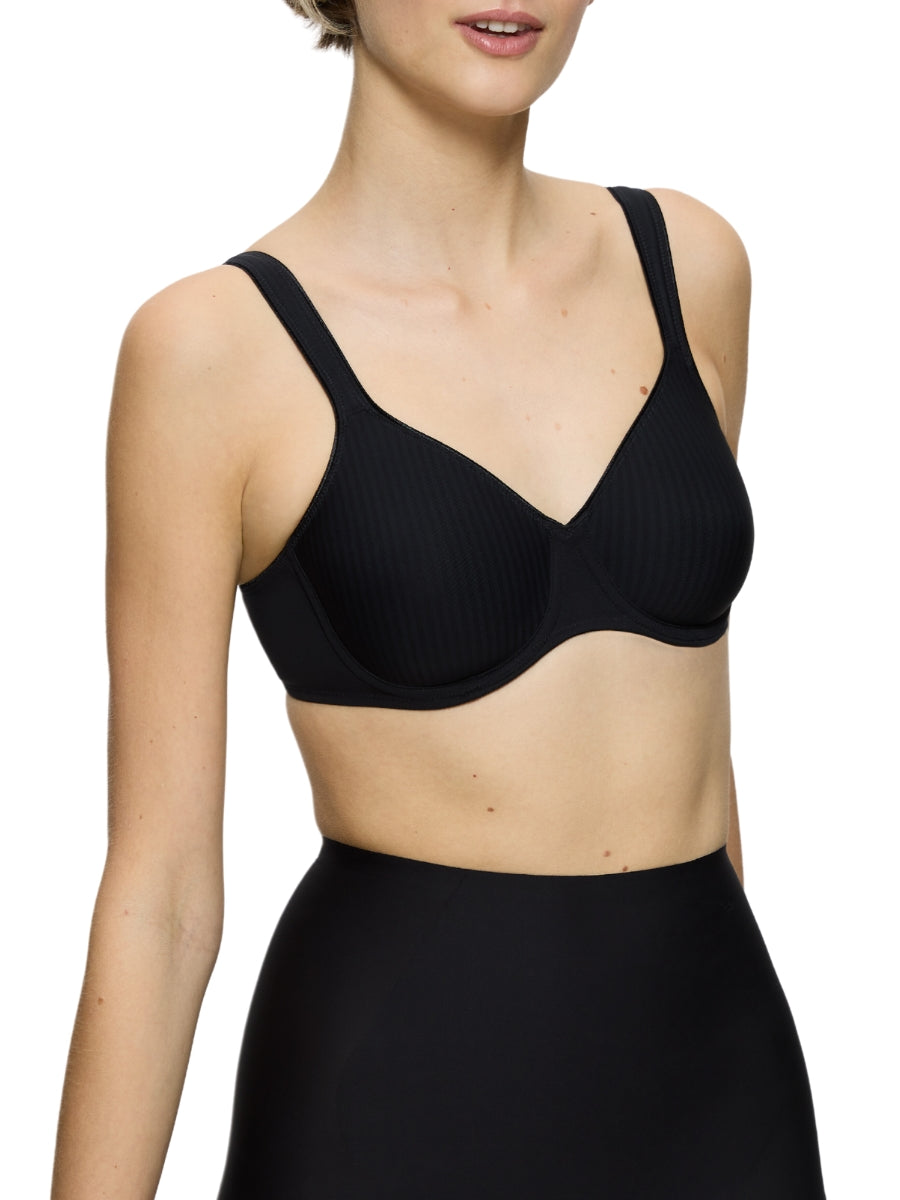 Modern Soft+Cotton Moulded Bra - Black