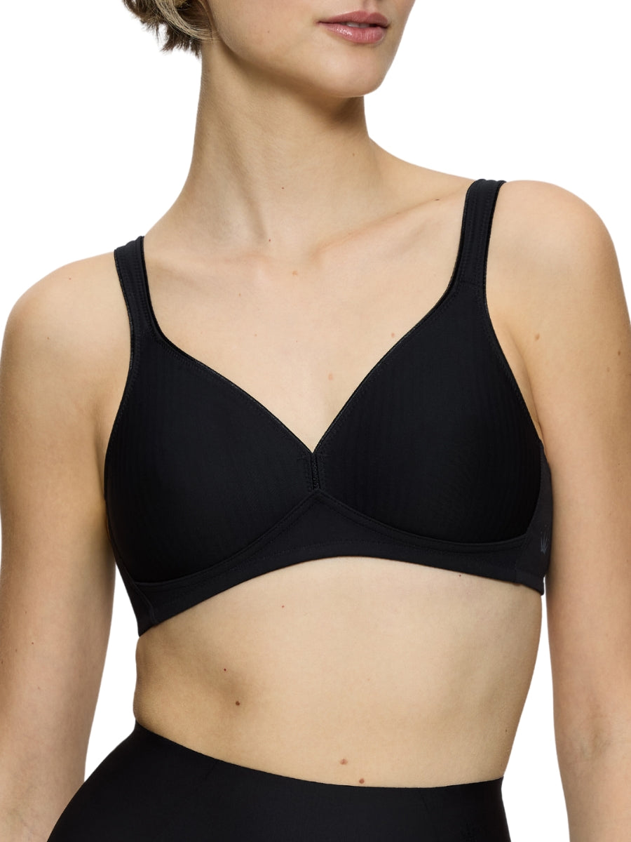 Modern Soft+Cotton Non-Wired Bra - Black