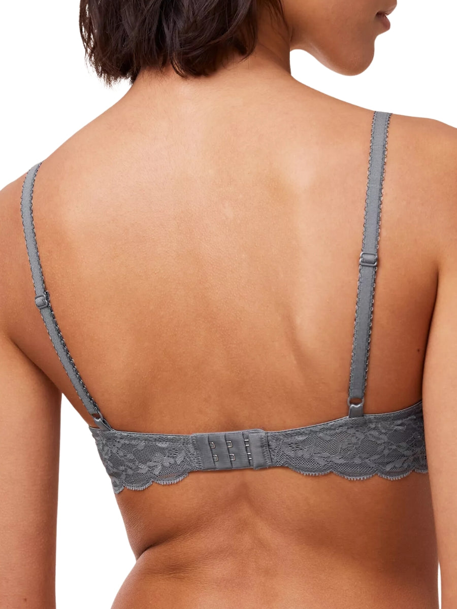 Sensual Spotlight High Apex Bra - Pebble Grey
