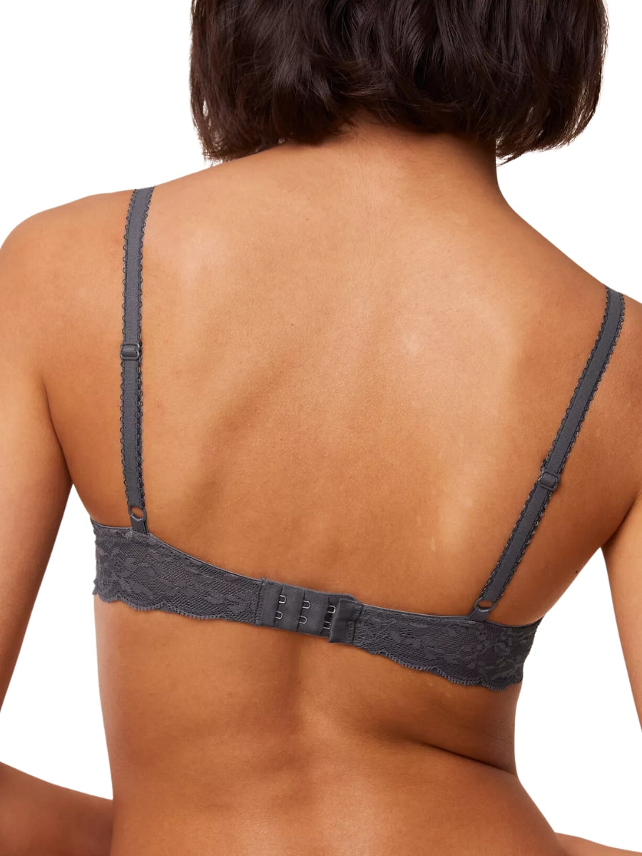 Sensual Spotlight Balcony Bra - Pebble Grey