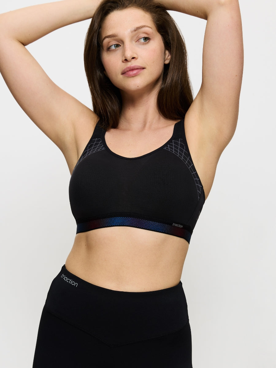 Triaction Cardio Flow N01 EX Sports Bra - Black