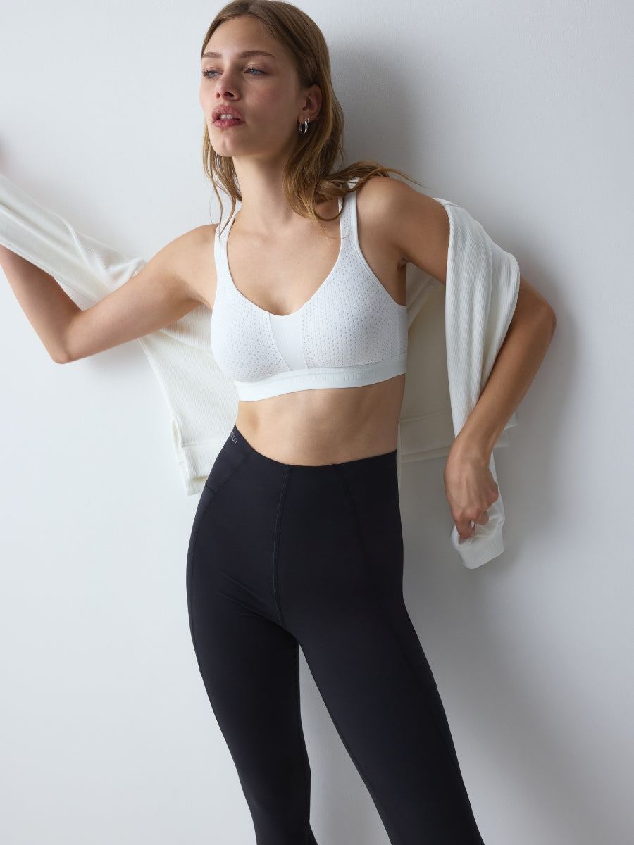 Triaction Energy Lite N EX Sports Bra - White