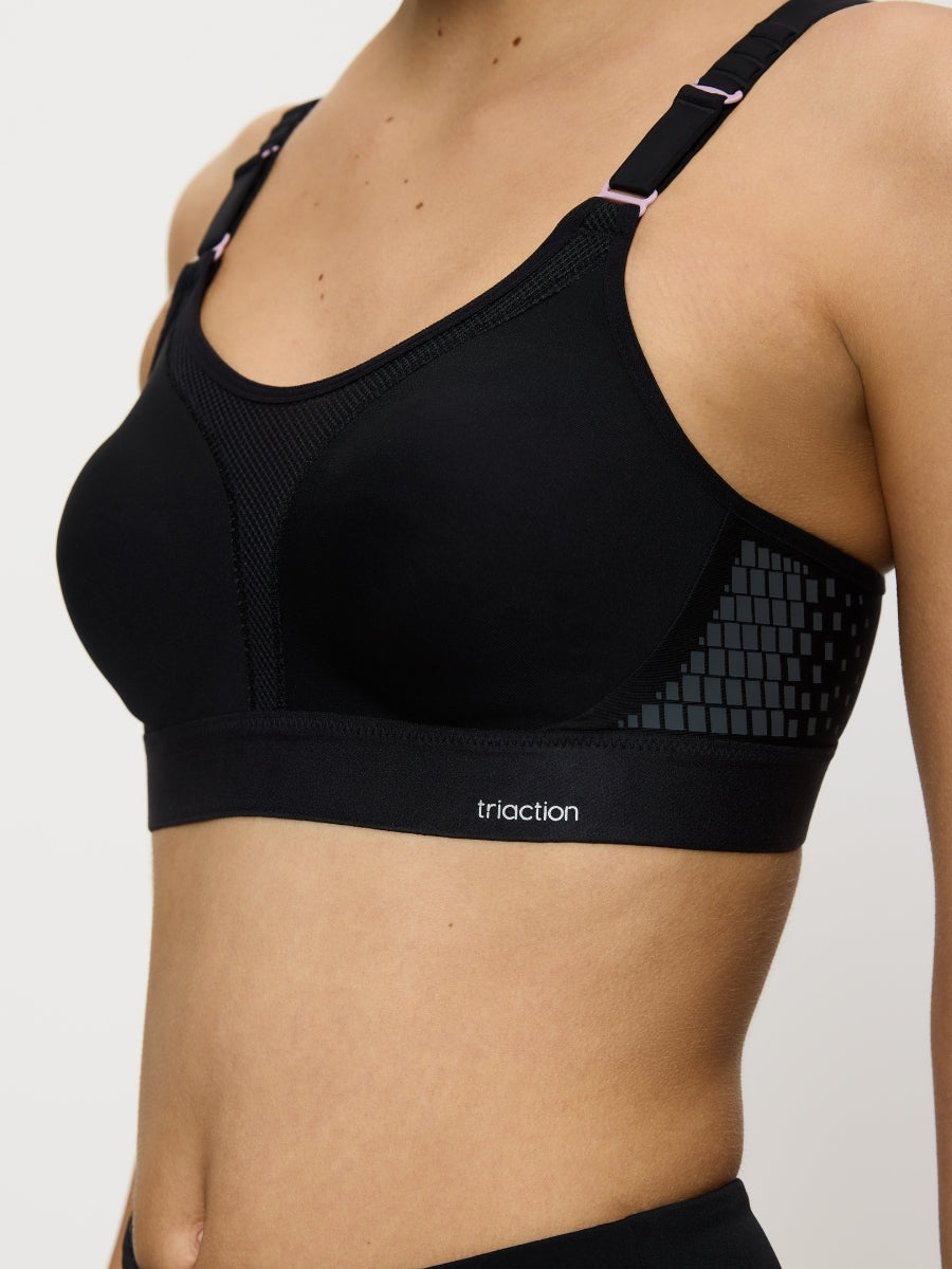 Triaction Extreme Lite N EX Sports Bra - Black