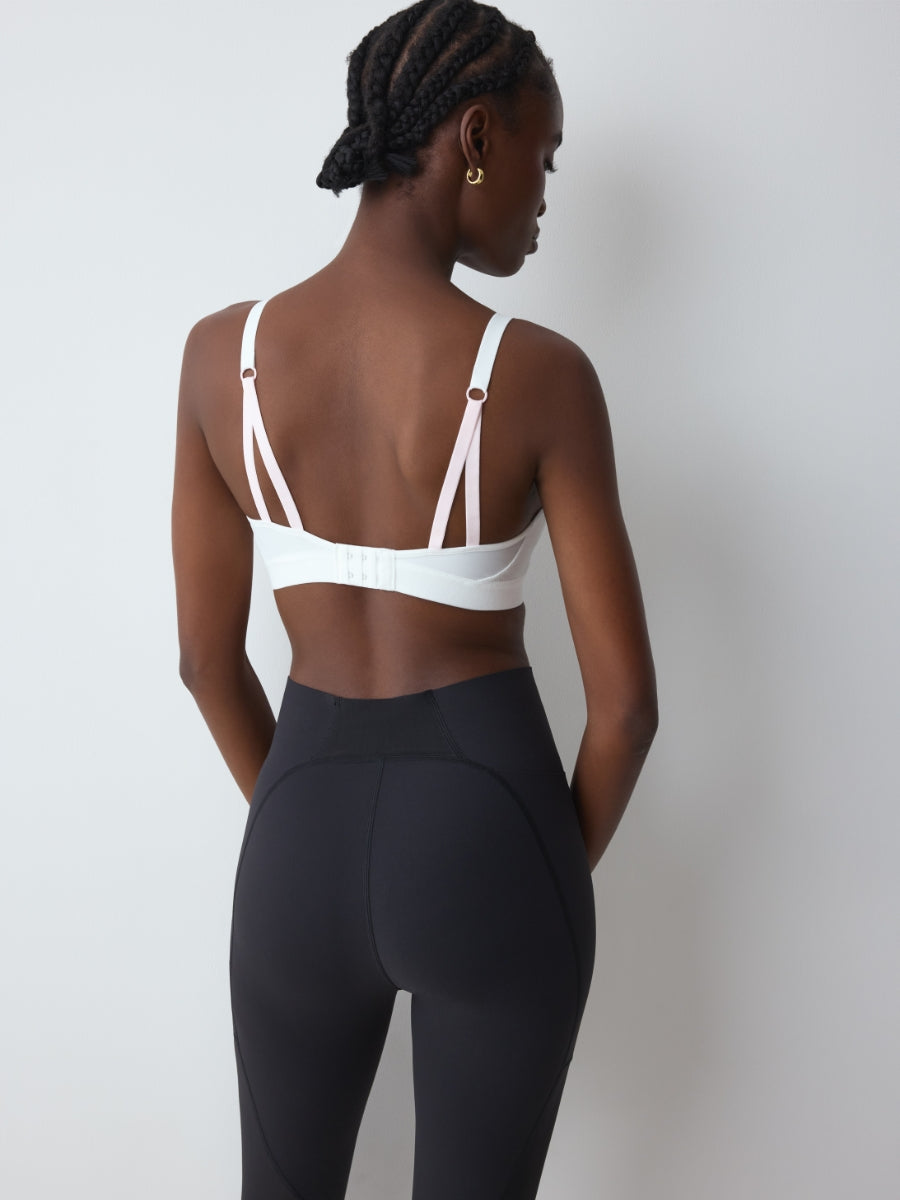 Triaction Free Motion N EX Sports Bra - White
