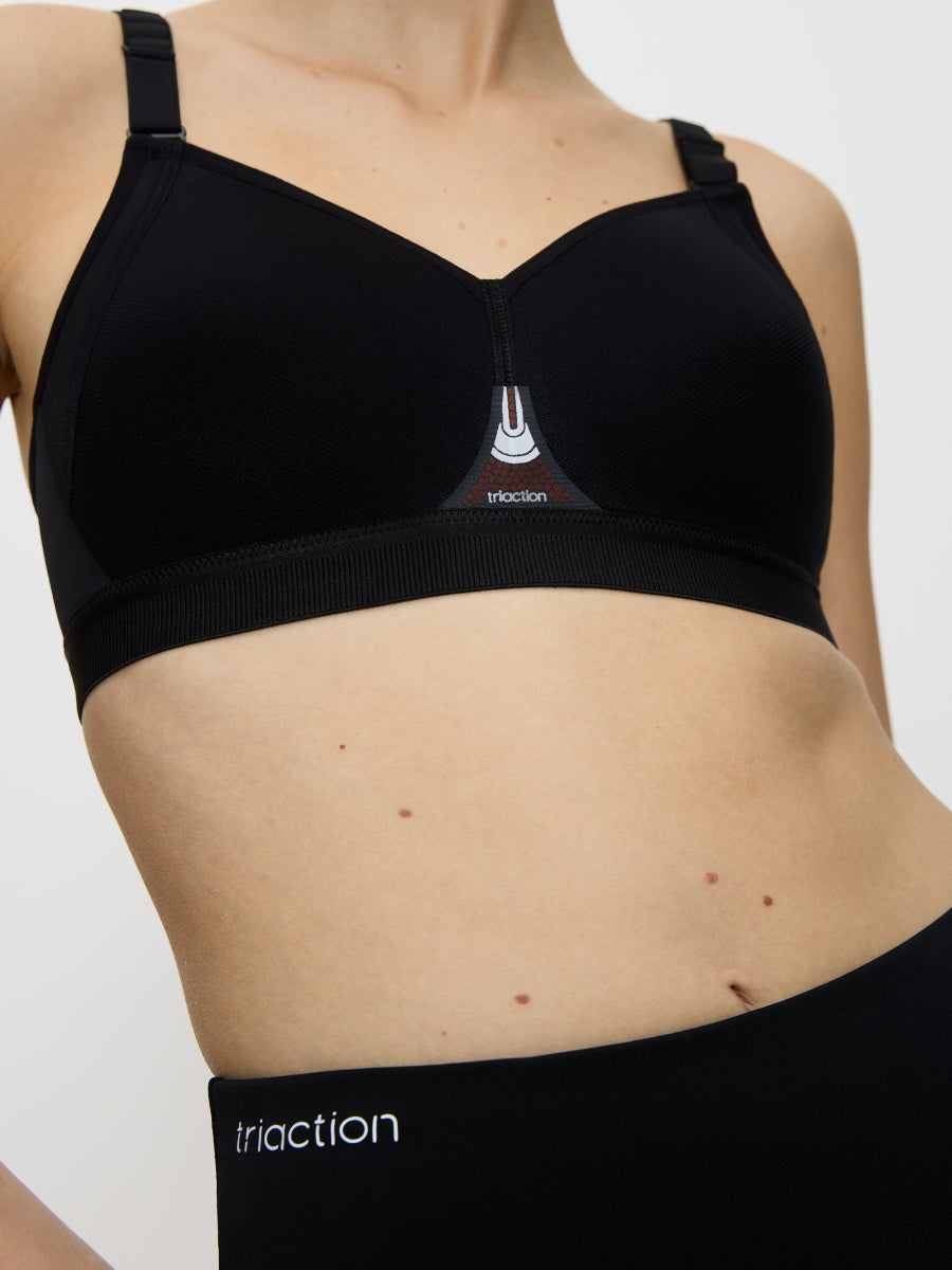 Triaction Gravity Lite P EX Sports Bra - Black