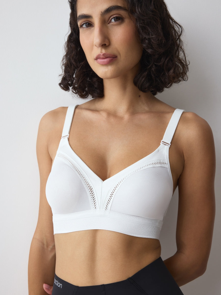Triaction Workout N Sports Bra - White