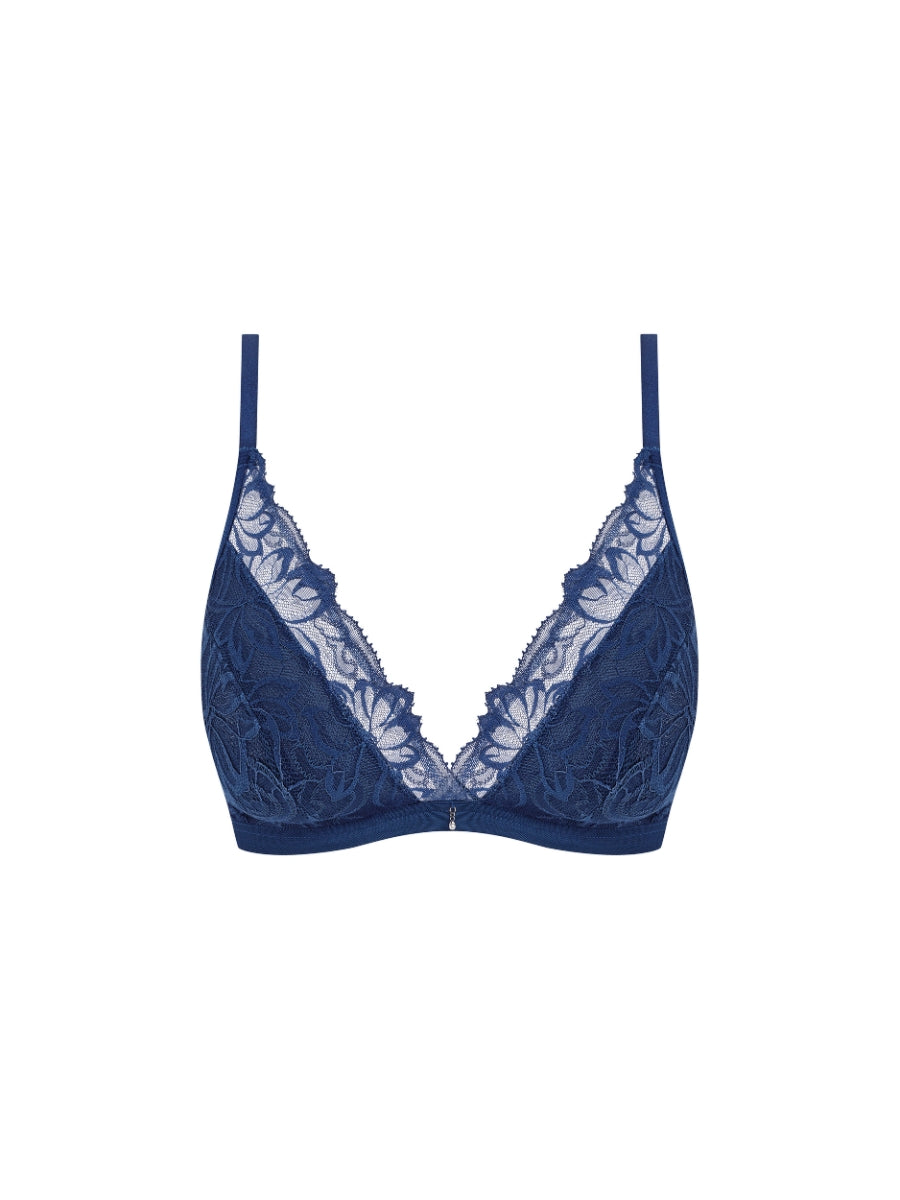 Abellia Non-Wired Bralette - Navy Peony