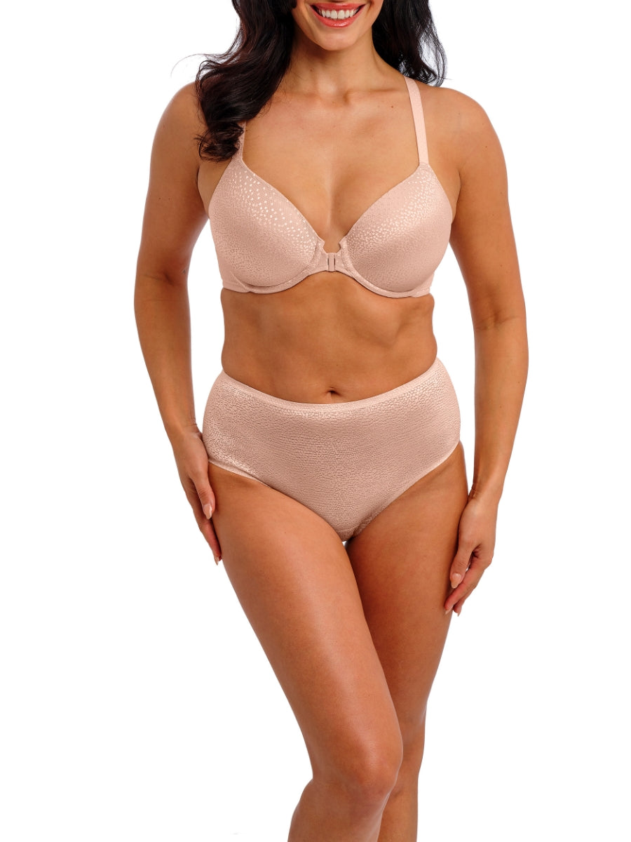 Back Appeal Front Fastener Bra - Rose Dust