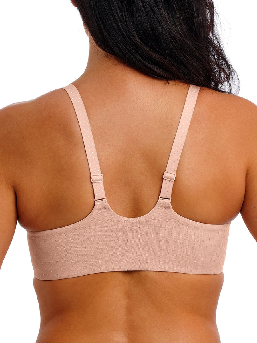 Back Appeal Front Fastener Bra - Rose Dust