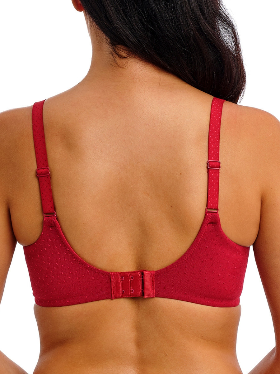 Back Appeal Underwire Bra - Regina Red
