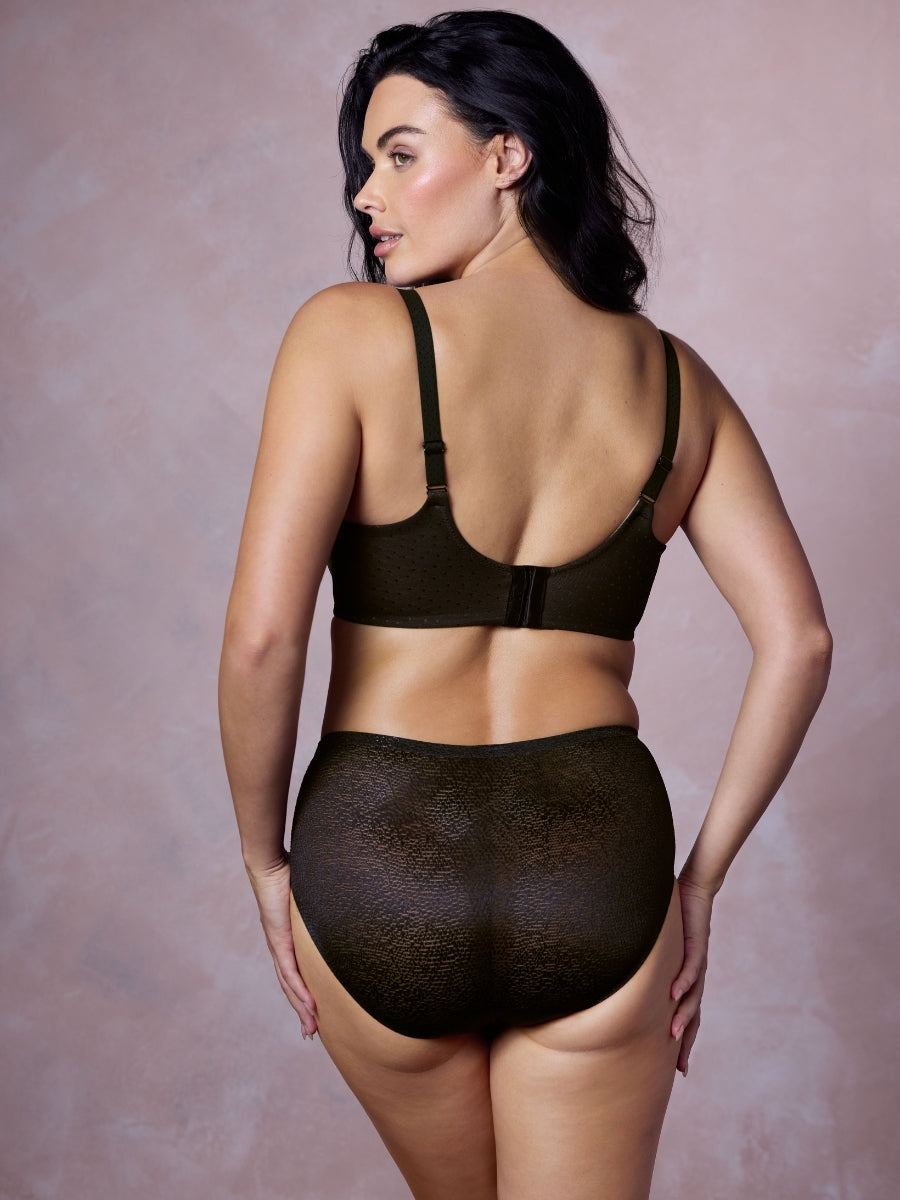 Back Appeal Underwire Bra - Black