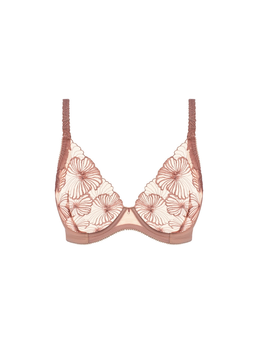 Cateline Plunge Bra - Aspen Rose