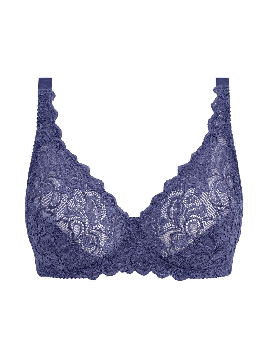 Eglantine Non Wired Bra - Dark Azure