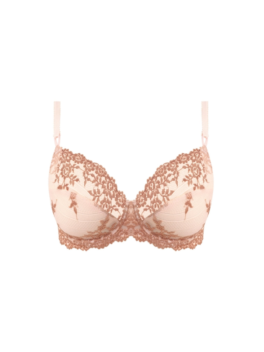 Embrace Lace Underwire Bra - Angel Wing/Rose Dust