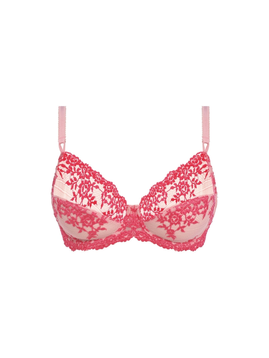 Embrace Lace Underwire Bra - Ballet Slipper/Chateau Rose