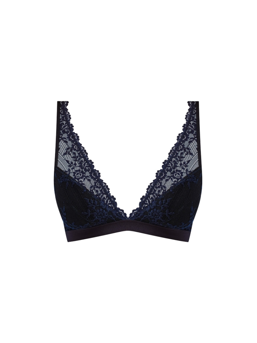 Embrace Lace Soft Cup Bra - Black/Night Sky
