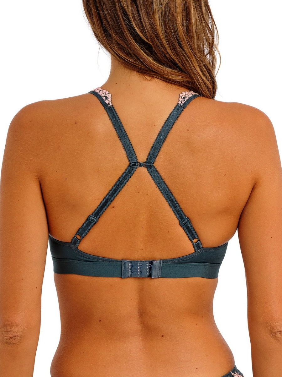Embrace Lace Soft Cup Bra - Dark Slate/Cloud Pink