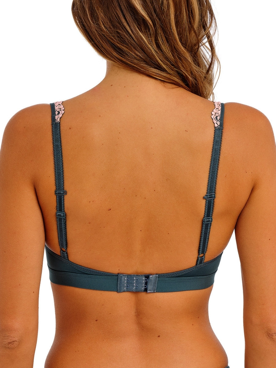 Embrace Lace Soft Cup Bra - Dark Slate/Cloud Pink