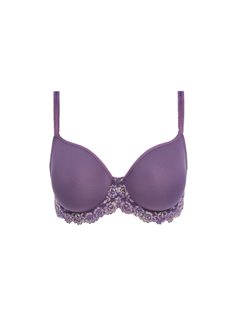Embrace Lace Contour Bra - Grape Compote Multi