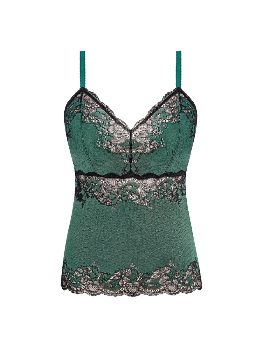 Modern Affair Camisole - Silver Pine/Black