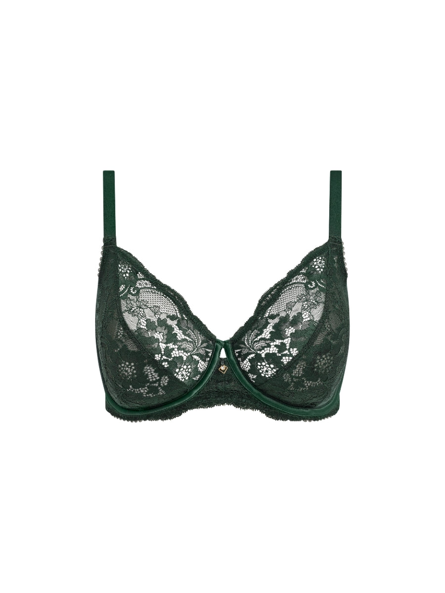 Natsuki Lace Underwire Bra - Juniper