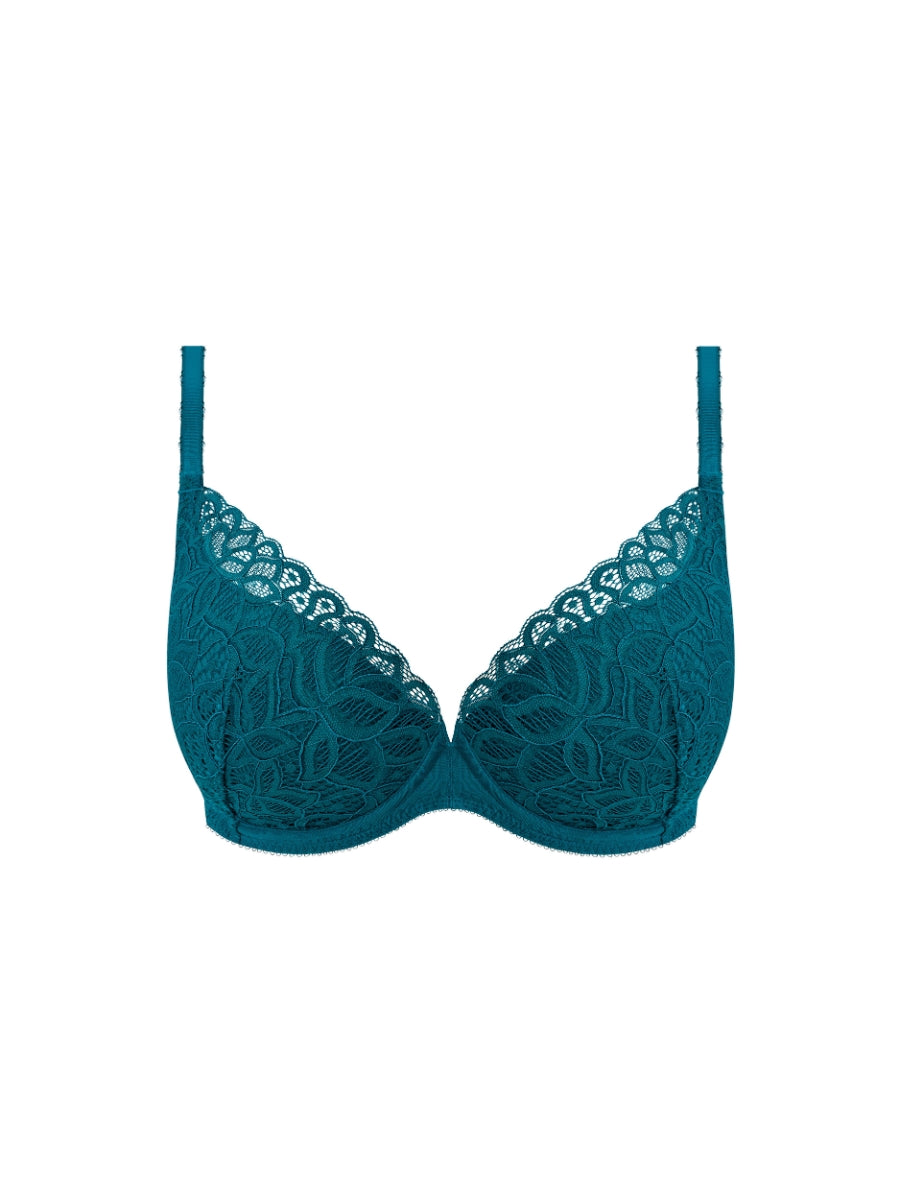 Raffine Plunge Bra - Teal