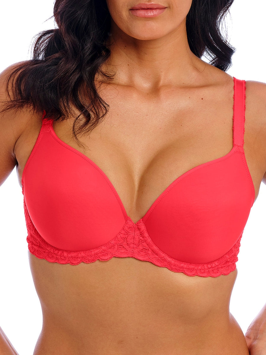 Raffine Underwired Contour Bra - Hibiscus