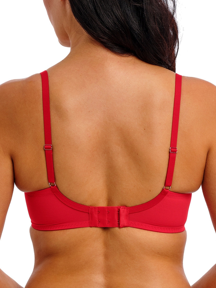 Sensu Lace Underwire Bra - Salsa