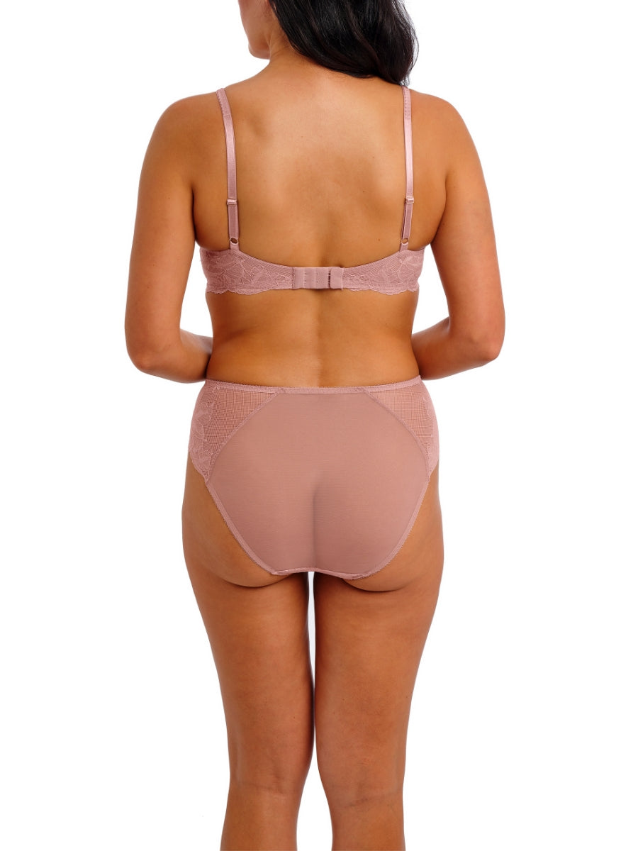 Vivid Attraction Underwire Bra - Woodrose