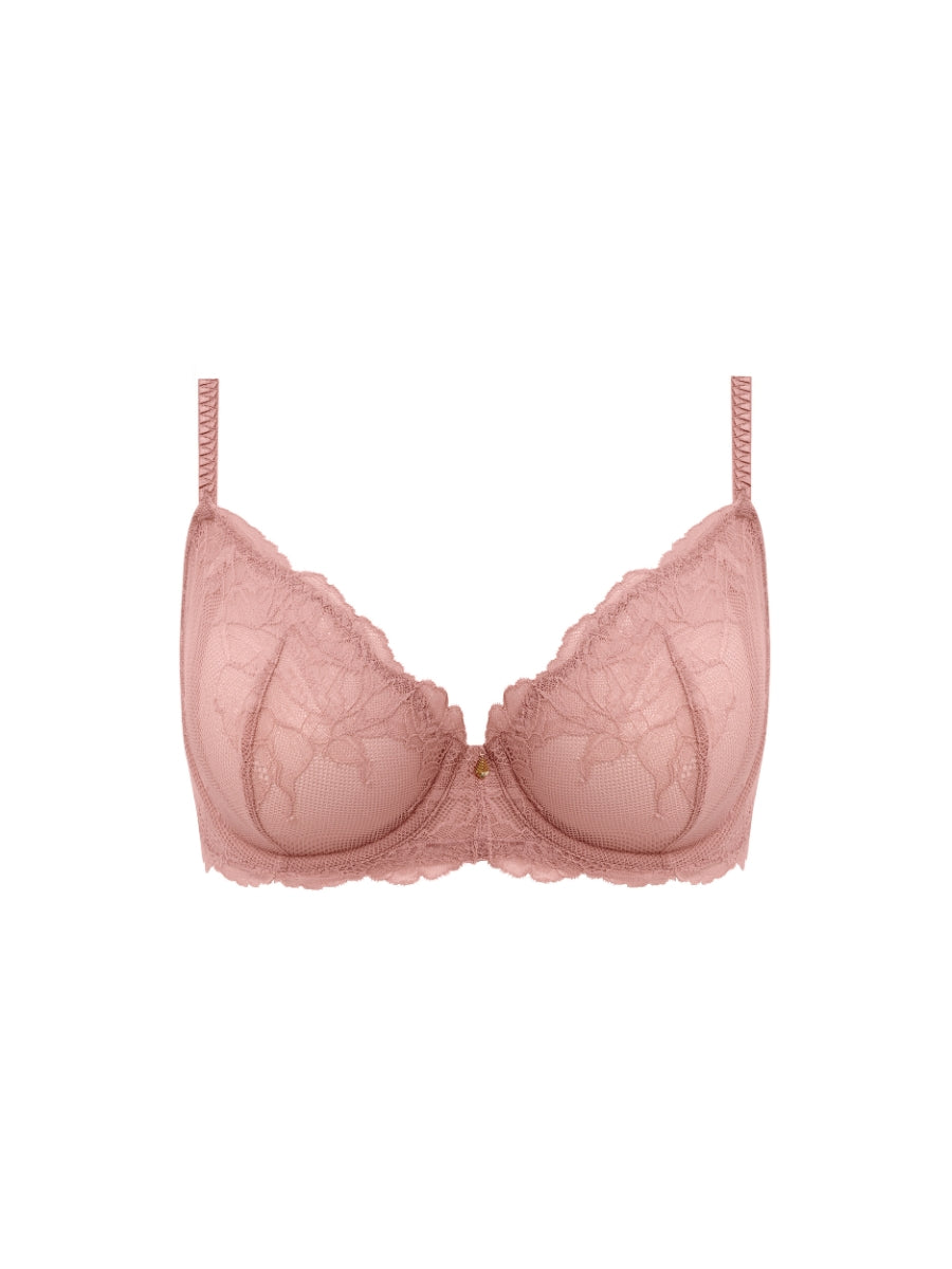 Vivid Attraction Underwire Bra - Woodrose