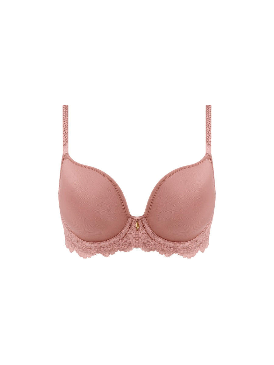 Vivid Attraction Contour Bra - Woodrose