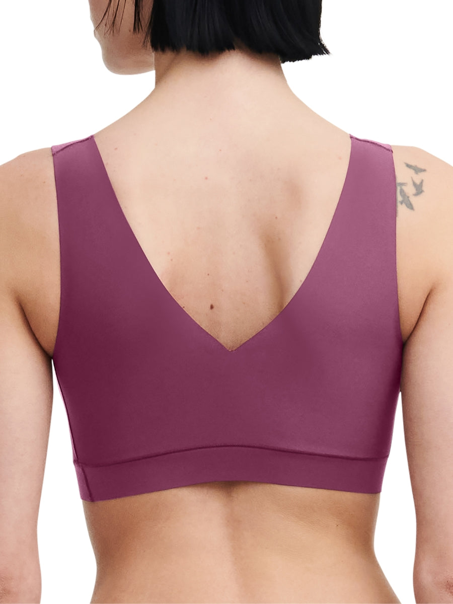 SoftStretch V-Neck Jersey Crop Top
