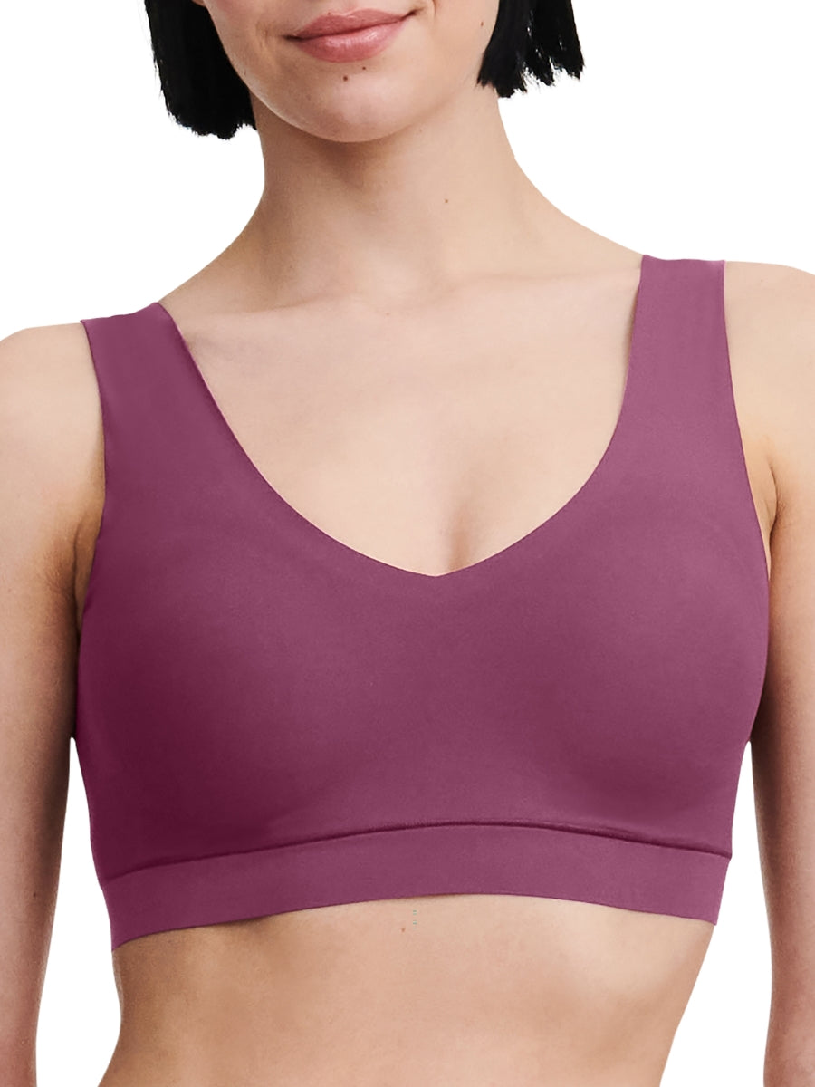 SoftStretch V-Neck Jersey Crop Top