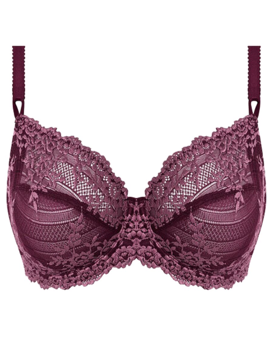 Italian Plum/Valerian Embrace Lace Underwire Bra