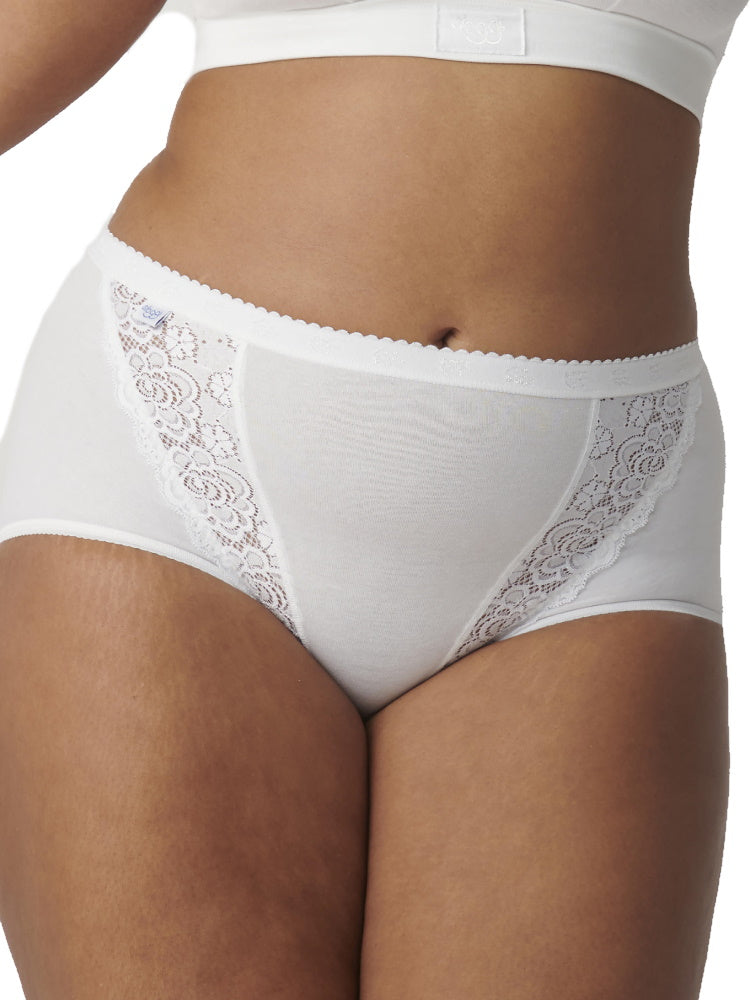 White Sloggi Maxi Briefs