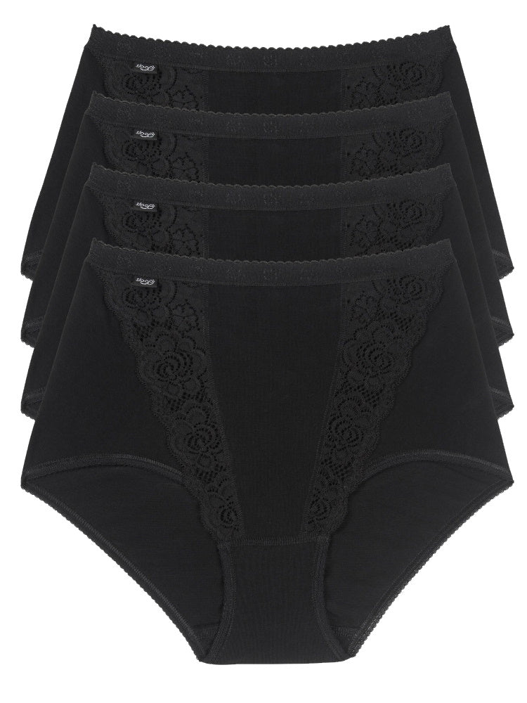 Black Sloggi Maxi Briefs