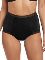 Black High Waisted Brief